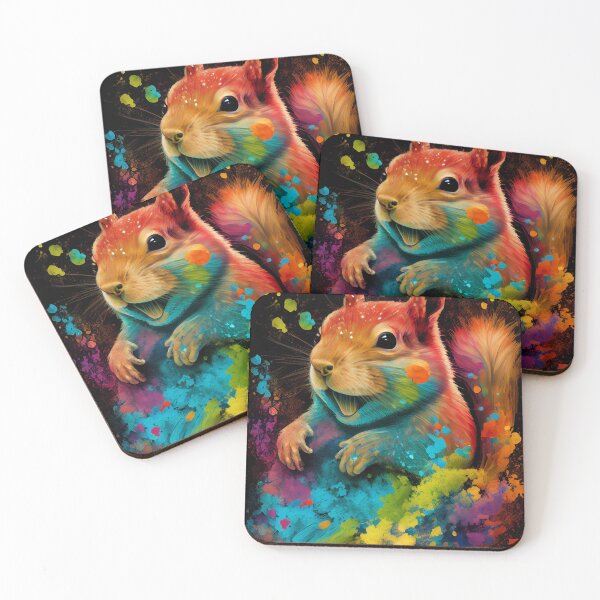 Item preview, Happy Little Squirrel designed and sold by PosterManiaRo.