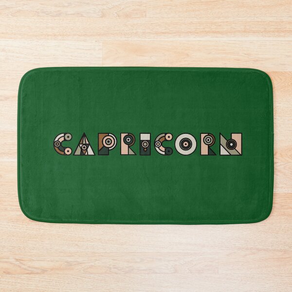 Aperçu de l'œuvre Capricorn Geometric Word Art créée et vendue par DandiestArt22.