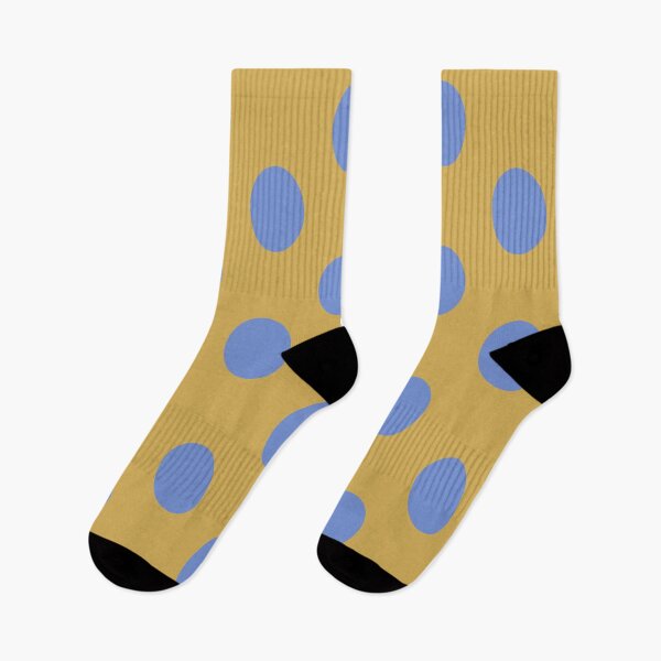 Item preview, Large DANUBE BLUE and GOLD POLKA DOTS designed and sold by RachelMacht.
