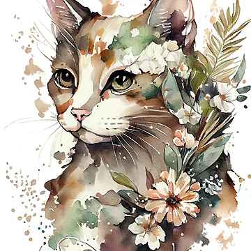 Artwork thumbnail, cute cat by Creative Visions