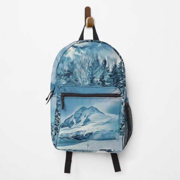 Item preview, Winter Escape - Car in Mountain Landscape designed and sold by EcoArtLab.