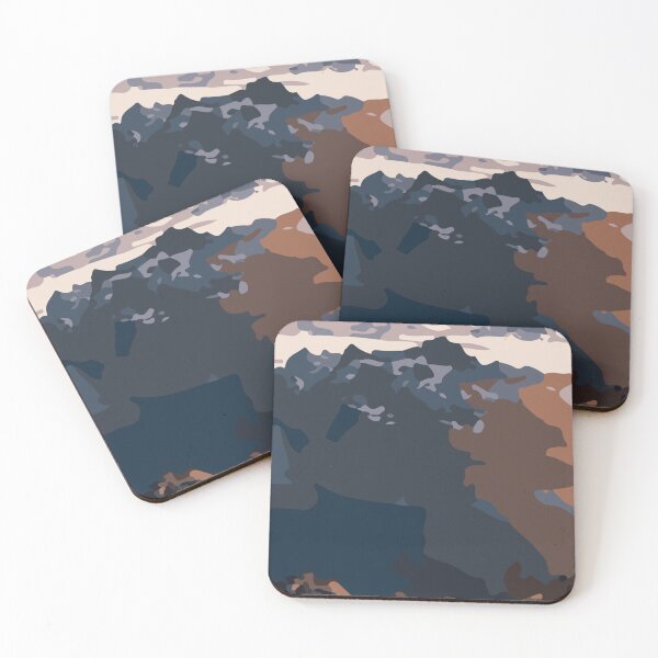 Item preview, Abstract Illustration:- Abstract Landscape Wall Art-Vintage Landscape Art designed and sold by typoinspired.