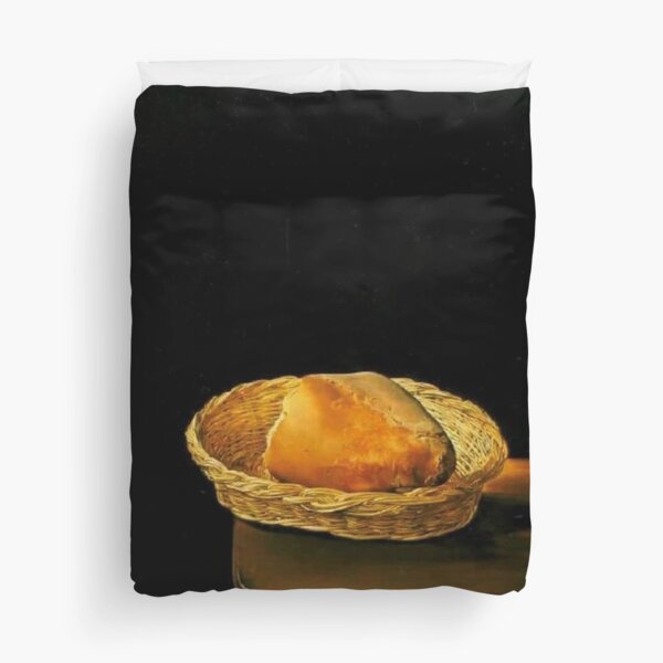 Basket of Bread (1945) or Basket of Bread-Rather Death Than Shame is a painting by Spanish Surrealist Salvador Dalí Duvet Cover