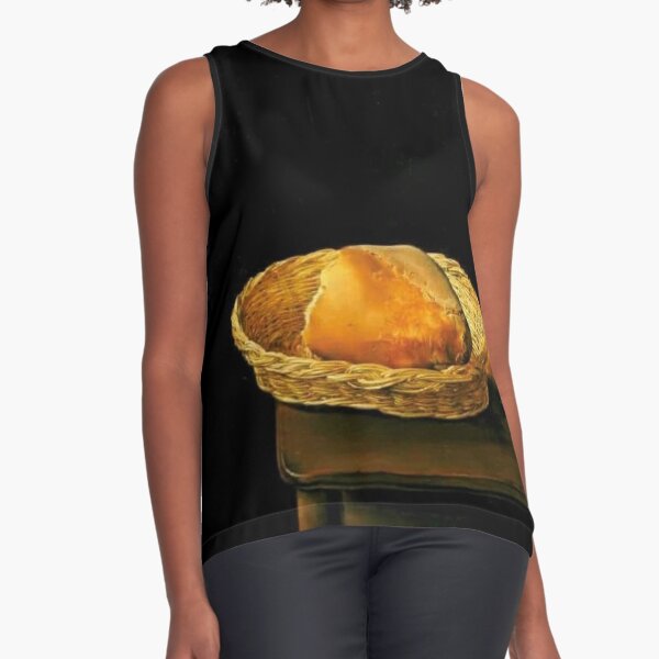 Basket of Bread (1945) or Basket of Bread-Rather Death Than Shame is a painting by Spanish Surrealist Salvador Dalí Sleeveless Top