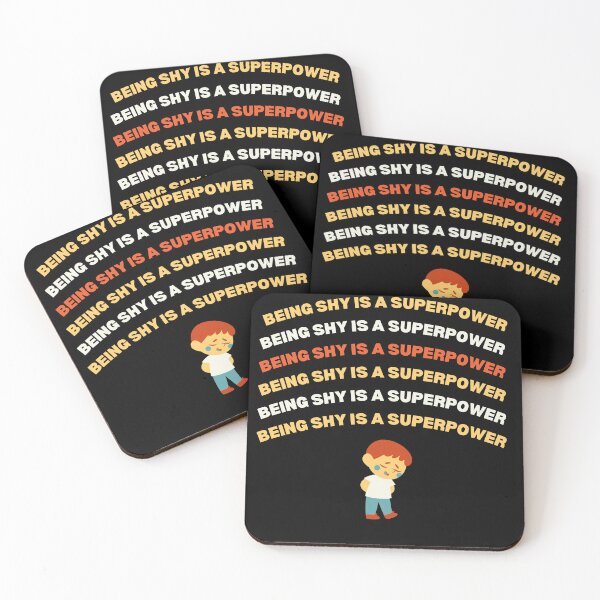 Item preview, Being shy is my superpower designed and sold by lang-popart.
