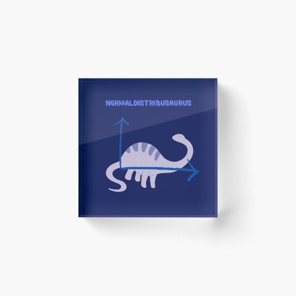 Item preview, Normal distribution dinosaur data science design designed and sold by t1n3333.