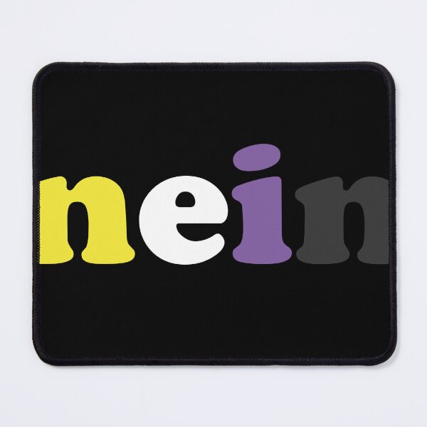 Item preview, Nein Non Binary Pride NB Proud Nonbinary Two Spirits LGBTQ+ designed and sold by Queer Pride Shop.