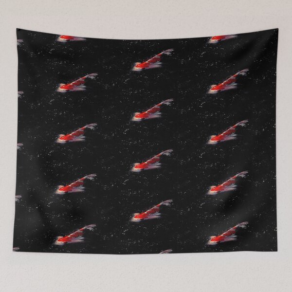 Item preview, koi Fish Ocean Watercolour Digital Painting designed and sold by getlyart.