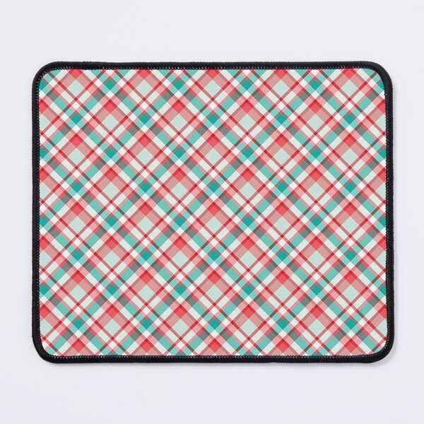 Item preview, Red and Turquoise Plaid pattern designed and sold by Donkey's Salad.
