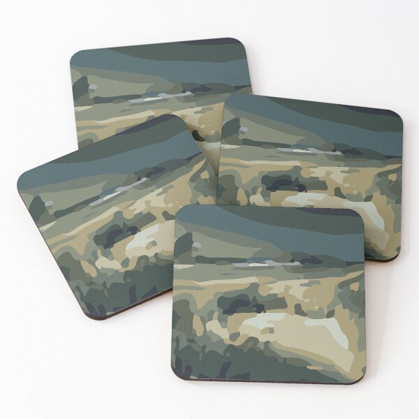 Item preview,  Abstract Illustration:- Abstract Landscape Wall Art-Vintage Landscape Prints designed and sold by typoinspired.