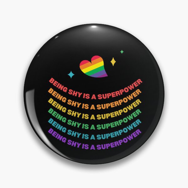 Item preview, Being shy is my superpower designed and sold by lang-popart.