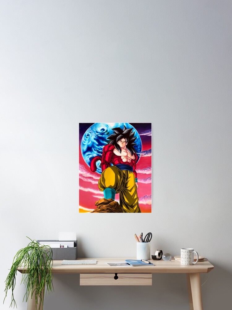 Goku SSJ4 DBGT Poster for Sale by Anime and More