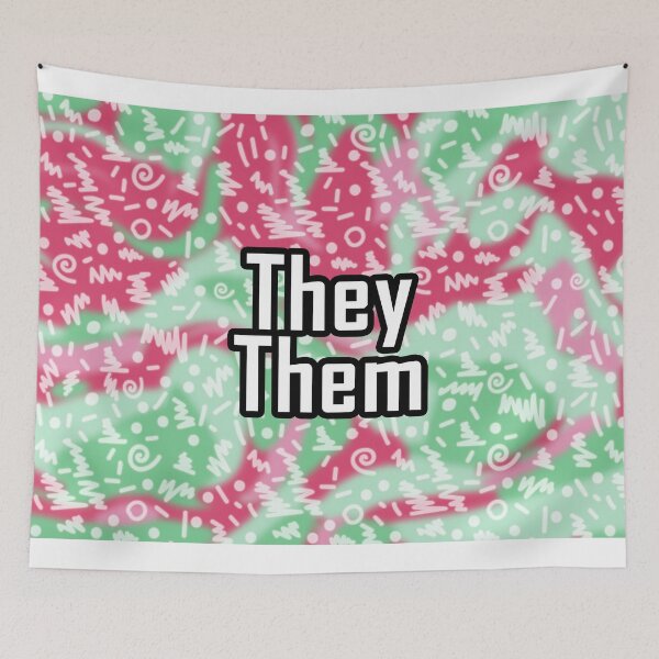 Item preview, abrosexual they them pronouns designed and sold by Jemjae1112.