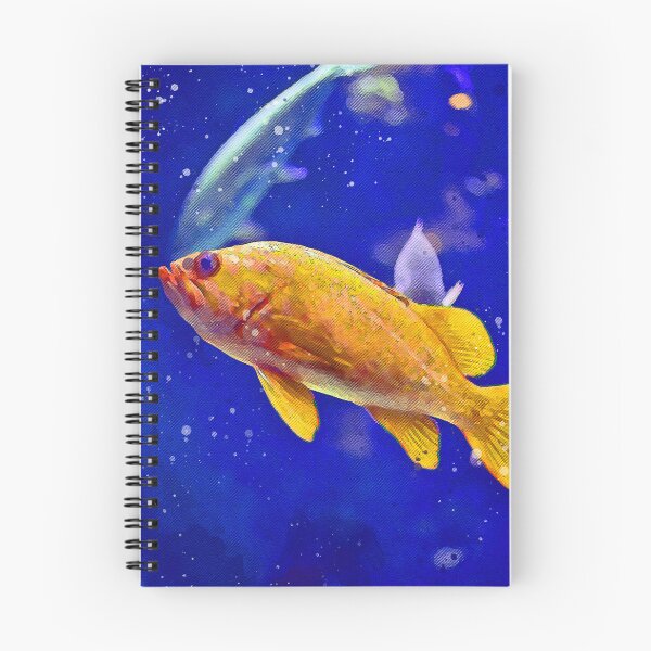 Item preview, Gold Fish yellow tang Watercolour Digital Painting designed and sold by getlyart.