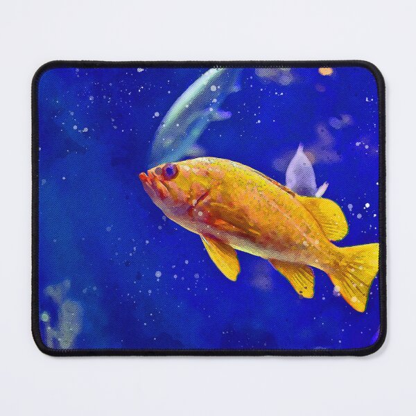 Item preview, Gold Fish yellow tang Watercolour Digital Painting designed and sold by getlyart.