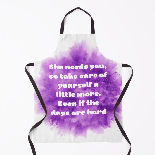 Item preview, She needs you, so take care of yourself a little more. Even if the days are hard stickers designed and sold by MOMO155.
