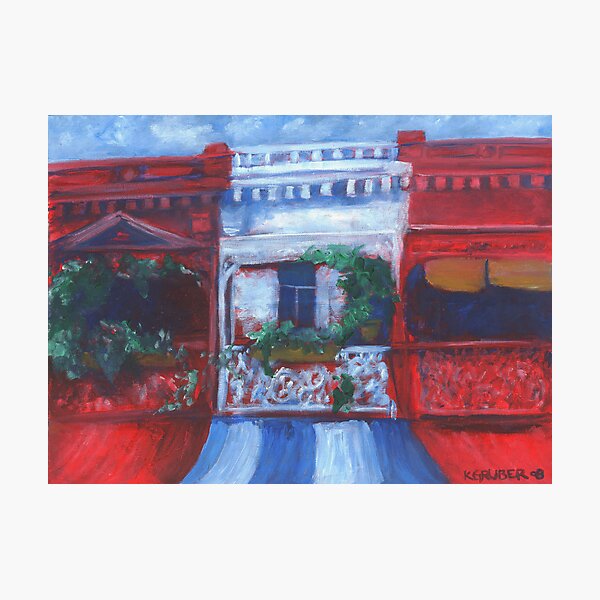Rundle Street Terrace Houses Photographic Print