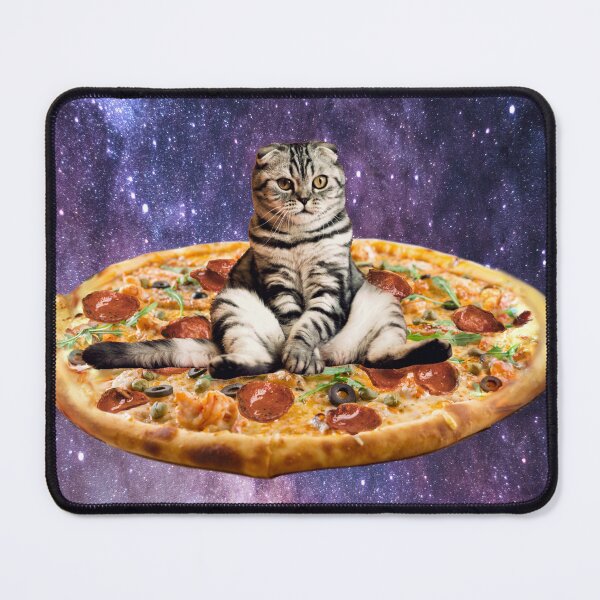 Item preview, Pizza Cat in Space designed and sold by MeowMerch.