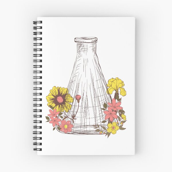 Item preview, Erlenmeyer Flask Floral Chemistry Lab designed and sold by ModelOrganism.