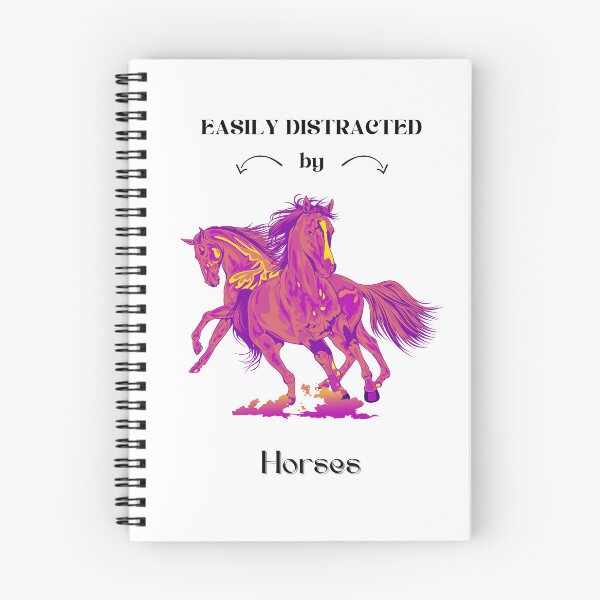 Item preview, Easily distracted by Horses in Purple designed and sold by Horse-Aholic.