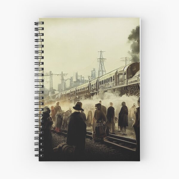 Item preview, Steampunk Train Station Airship Station Scene designed and sold by BySpinny.