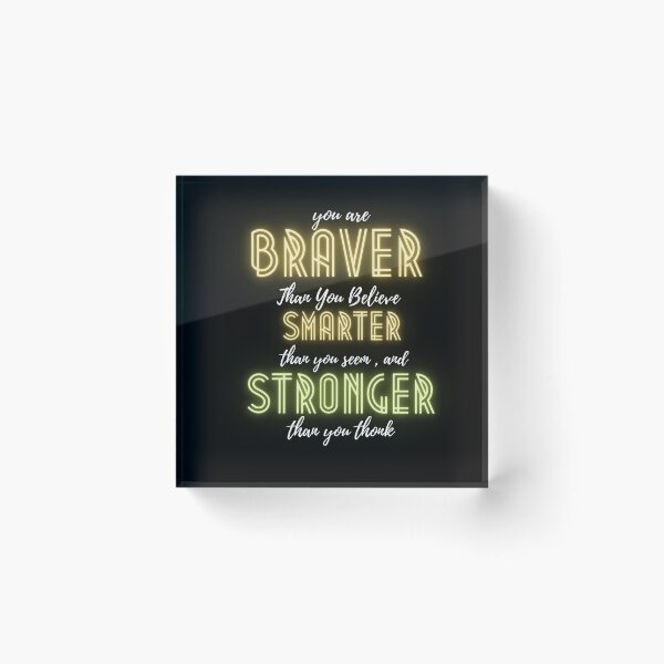 Item preview, You Are Braver Than You Believe  designed and sold by koki4you.