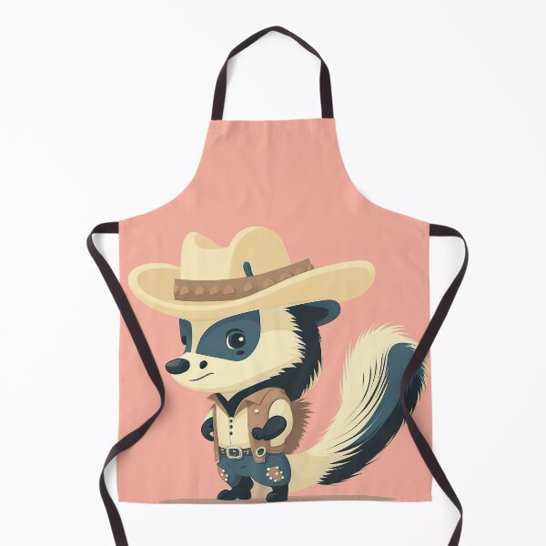 Item preview, Cute Skunk Cowboy(Transparent) designed and sold by pastelcountrytx.