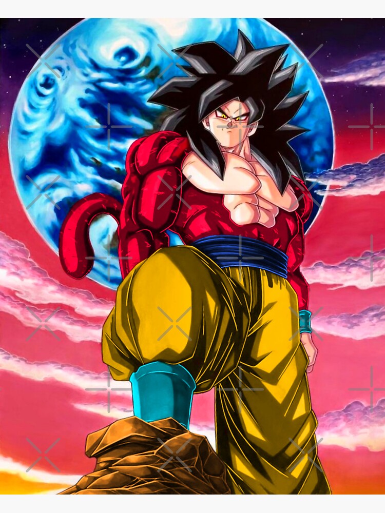 Goku SSJ4 DBGT Poster for Sale by Anime and More