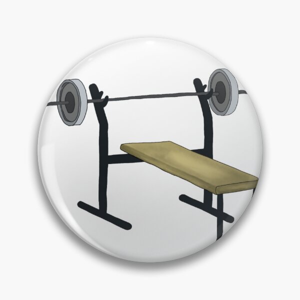 Artikelvorschau, Training, Aufkleber, Bank drücken, Journaling, Übungen, Scrapbooking, Bujo, Selbstpflege, Fitnessstudio, Fitnessstudio zu Hause entworfen und verkauft von SHiNStudio.