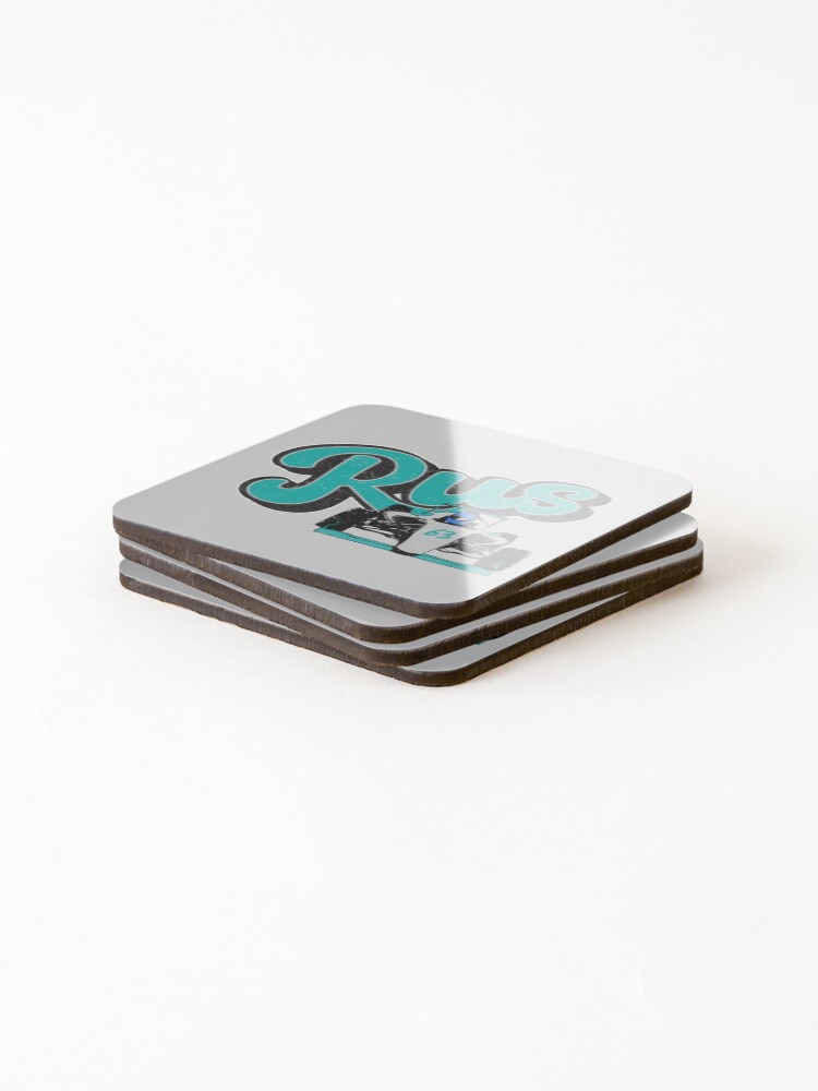 Thumbnail 4 of 5, Coasters (Set of 4), F1 Driver |RUS designed and sold by CTElliott.