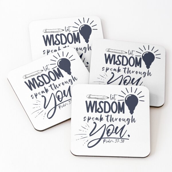 Item preview, Let Wisdom speak through you -  Bible verse designed and sold by Calli_Designs.