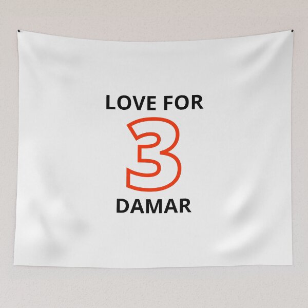 Item preview, LOVE FOR 3 DAMAR, LOVE FOR 3 DAMAR Essential T-Shirt designed and sold by rapoo.