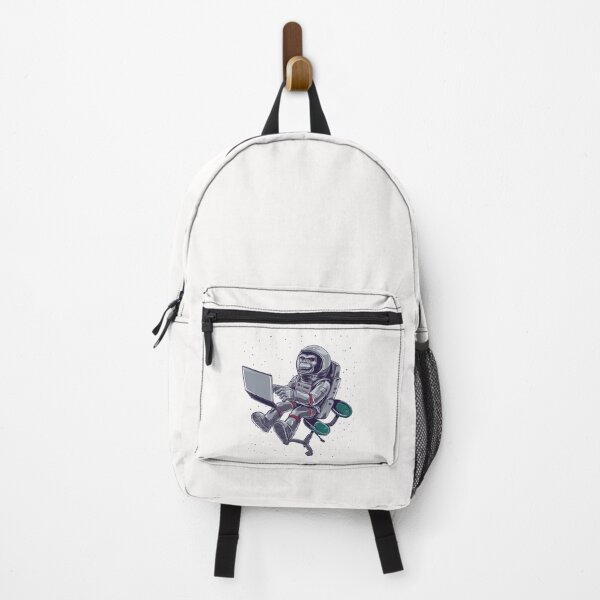 Item preview, Astronaut Monkey with Laptop Design designed and sold by derendesign.