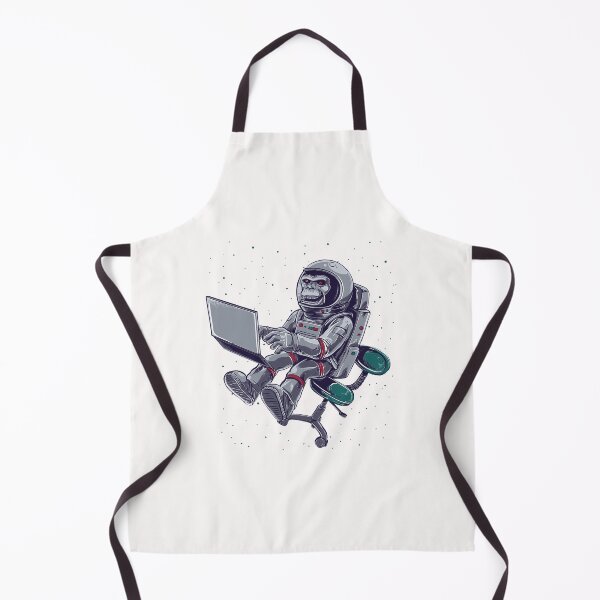 Item preview, Astronaut Monkey with Laptop Design designed and sold by derendesign.