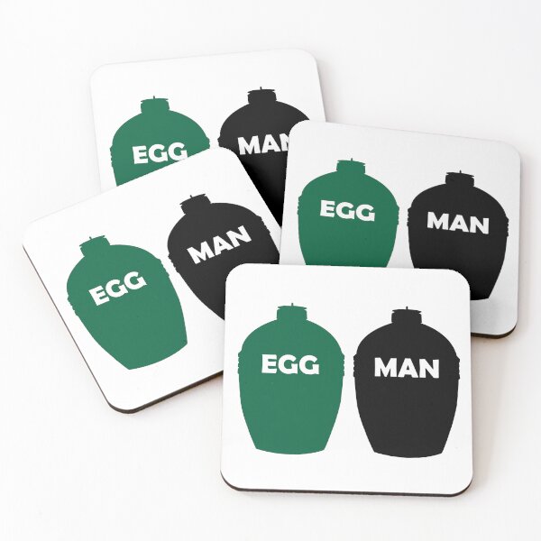 Item preview, Big Green Egg colors with Egg Man designed and sold by Mackabee.