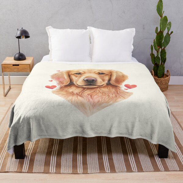 Item preview, Golden Retriever Cute Flat-coated Retriever Golden Yellow Golden Retriever, designed and sold by nicestr.