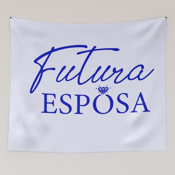 Item preview, Futura Esposa - Diseño de futura esposa para novias españolas - color de boda azul marino designed and sold by ALLURE-minimal.