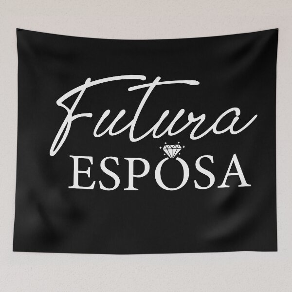 Item preview, Futura Esposa - Diseño de futura esposa para novias españolas - boda en blanco y negro designed and sold by ALLURE-minimal.