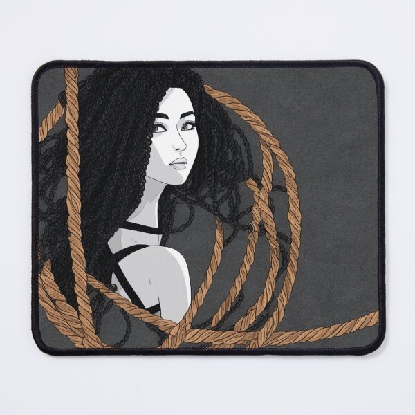 Item preview, Girl in rope bondage logo. designed and sold by BDSMlovers.