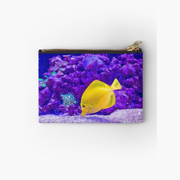 Item preview, yellow tang aquarium Watercolour Digital Painting designed and sold by getlyart.
