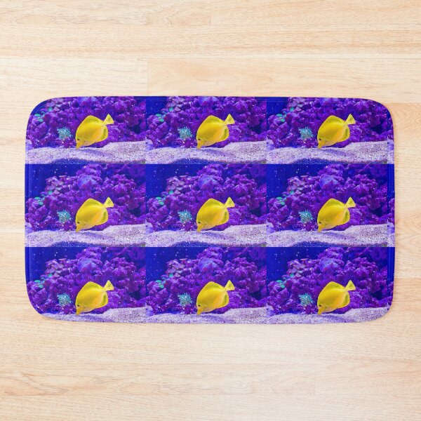 Item preview, yellow tang aquarium Watercolour Digital Painting designed and sold by getlyart.