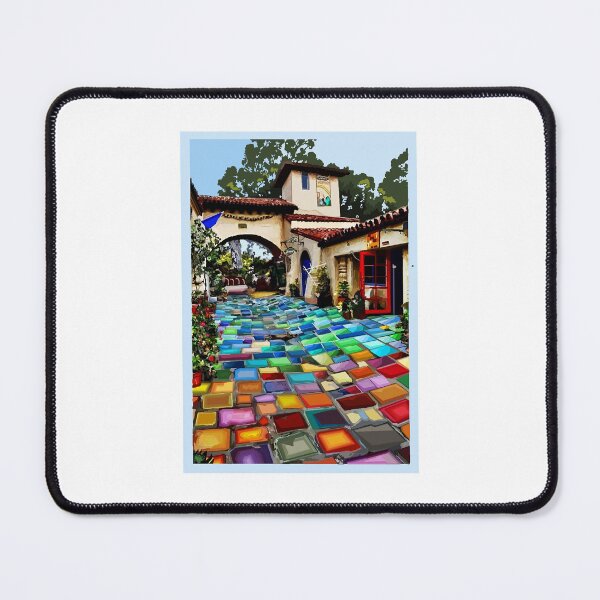 Item preview, Spanish Village Art Center in San Diego  designed and sold by JMSDreamer.