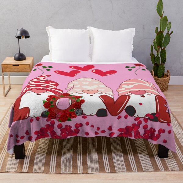 Item preview, Pink Garden Gnomes Love Red Roses by Vista Views Art designed and sold by VistaViews.