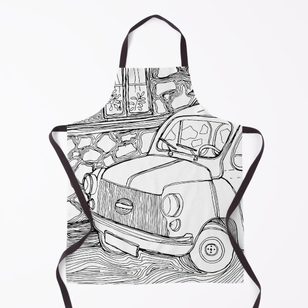 Artikelvorschau, Illustration eines Oldtimers entworfen und verkauft von Riocloud.