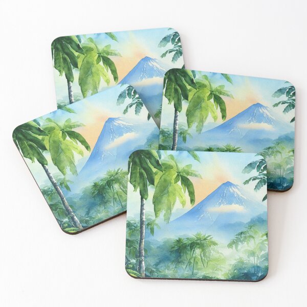 Item preview, Watercolor Amazonian Rainforest Digital Art designed and sold by ArtsyWishesShop.