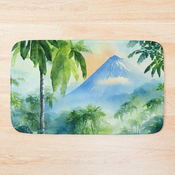 Artikelvorschau, Aquarell Amazonas-Regenwald-Digital-Kunst entworfen und verkauft von ArtsyWishesShop.