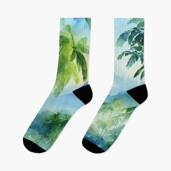 Item preview, Watercolor Amazonian Rainforest Digital Art designed and sold by ArtsyWishesShop.