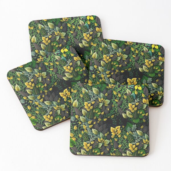 Item preview, Green Leaves Pattern designed and sold by ArtShanth.