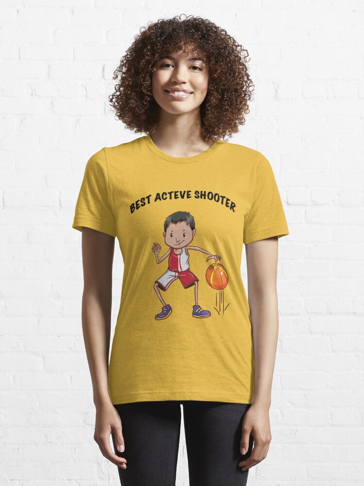  Active Shooter Basketball Lovers Men Women T-Shirt : Clothing,  Shoes & Jewelry