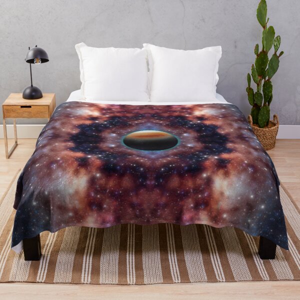 Item preview, Planet and Stars in Nebula Seamless Pattern designed and sold by Reconocer.